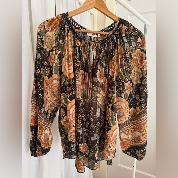SPELL Mystic Blouse small Nightfall 🖤🧡🌙 - Picture 6 of 9